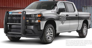 Soi Chevrolet Silverado 2023 phiên bản cảnh sát