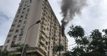 Hà Nội: Bình ga phát nổ làm rung chuyển khu chung cư