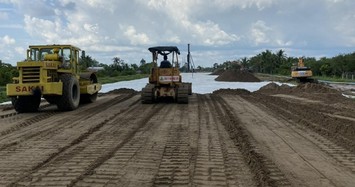 Thí điểm dùng cát biển thay thế cát sông đắp nền cao tốc khu vực ĐBSCL