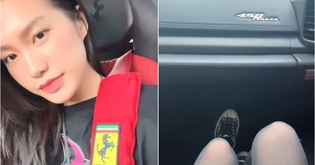 Đoàn Văn Hậu lái siêu xe chở người đẹp Top 10 Hoa hậu Việt Nam 2020