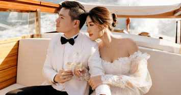 Chùm ảnh cưới của hoa hậu Đỗ Mỹ Linh với thiếu gia nghìn tỷ Đỗ Quang Vinh 