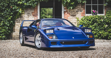 Siêu xe Ferrari F40 nổi tiếng nhất Anh quốc có giá kỷ lục 31,9 tỷ đồng