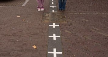 Đường biên giới độc lạ ở 2 thị trấn thuộc Hà Lan và Bỉ