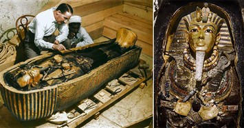 Chuyên gia rối não chi tiết kỳ quái trên mặt nạ vàng Tutankhamun