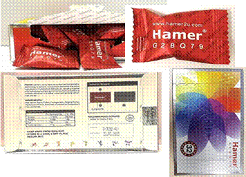 Cảnh báo chất cấm trong kẹo sâm “cường dương” Hamer 
