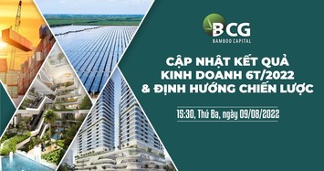 Bamboo Capital: Đã nộp hồ sơ IPO BCG Land lên UBCKNN và sẽ niêm yết trong quý 4/2022