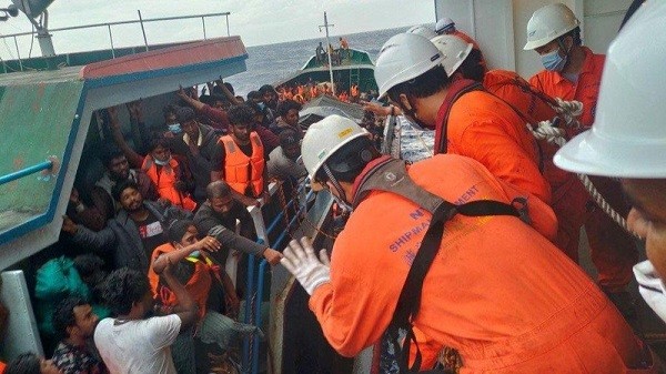 Bà Rịa - Vũng Tàu đón hơn 300 người quốc tịch Sri Lanka gặp nạn trên biển