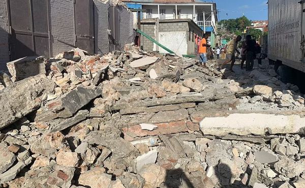 Hiện trường trận động đất rung chuyển Haiti khiến nhiều người chết