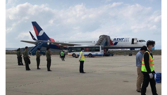 Máy bay Nga chuẩn bị đáp xuống Cam Ranh nhận được tin có bom