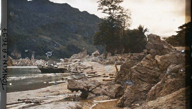 Những tấm hình 'độc' về ghềnh đá khổng lồ trên sông Đà năm 1916