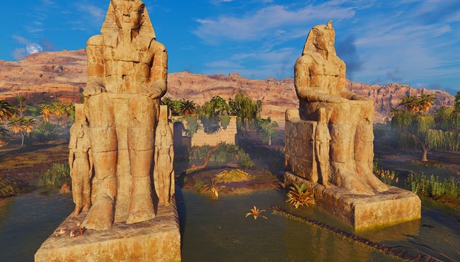 Khám phá “tượng đá khổng lồ biết hát” bên dòng Nile ở Ai Cập