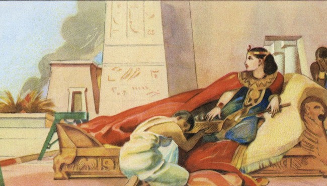 Nữ hoàng Cleopatra dùng tuyệt chiêu gì để quyến rũ đàn ông?