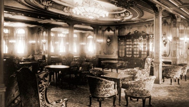Cận cảnh khoang hạng sang dành cho khách VIP trên tàu Titanic huyền thoại 