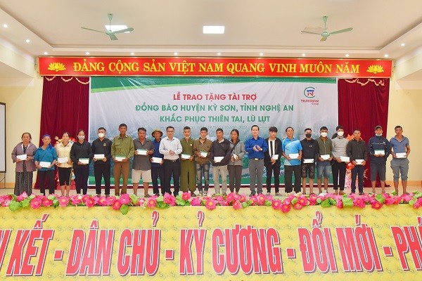 Trungnam Group se chia voi nhan dan Ky Son vuot qua lu du – thiet lap cuoc song moi