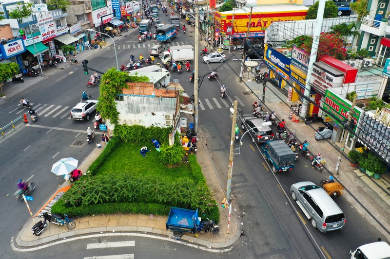 Cận cảnh căn nhà 4 mặt tiền giữa ngã tư Sài Gòn được đền bù 5 tỷ