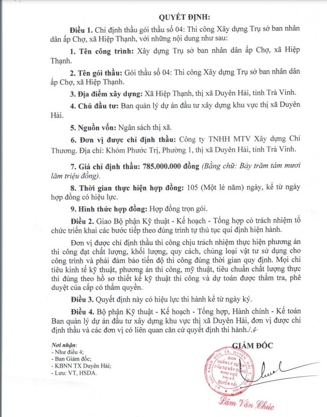 Tra Vinh: Xay dung Chi Thuong trung 13 goi thau co den 9 goi duoc chi dinh-Hinh-2