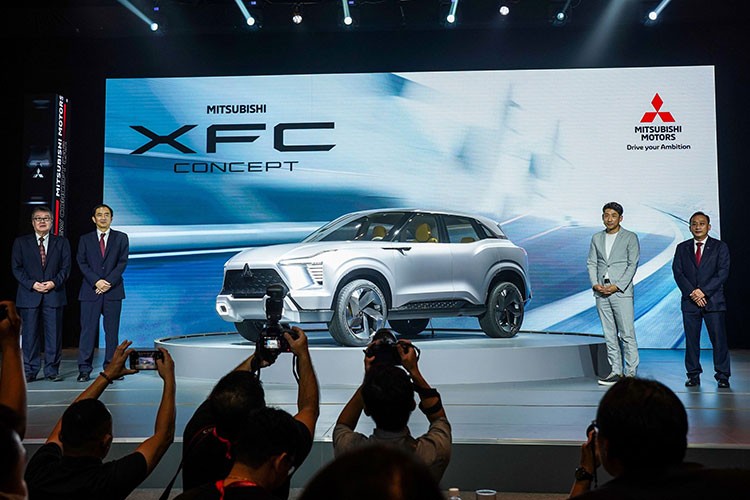 Chi tiet ban y tuong SUV hang B Mitsubishi XFC Concept