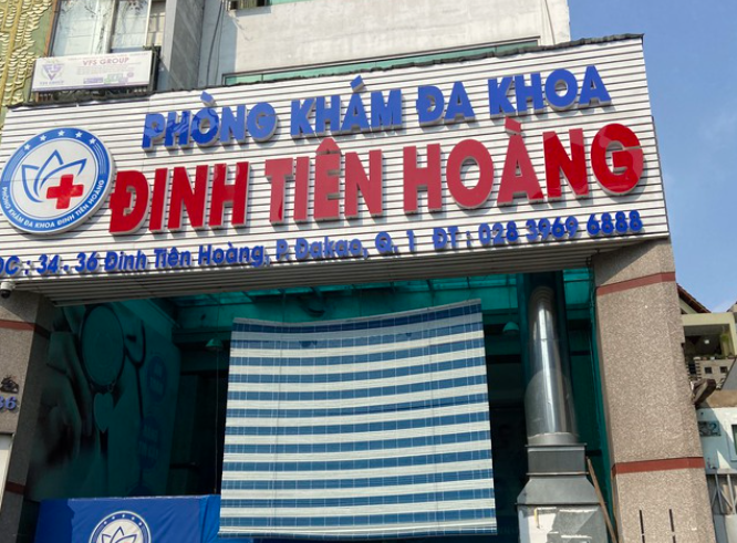 Phong kham da khoa Dinh Tien Hoang bi phat vi ly do gi?